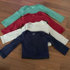 4 piece long sleeve onesies bundle